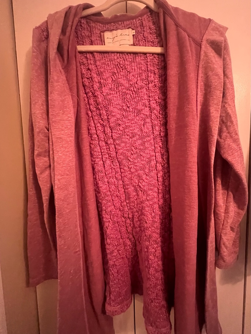 Evy’s Tree Women's Open-Front Hooded Cardigan. Lisa. L. Whimsy. Lace. Fairy.